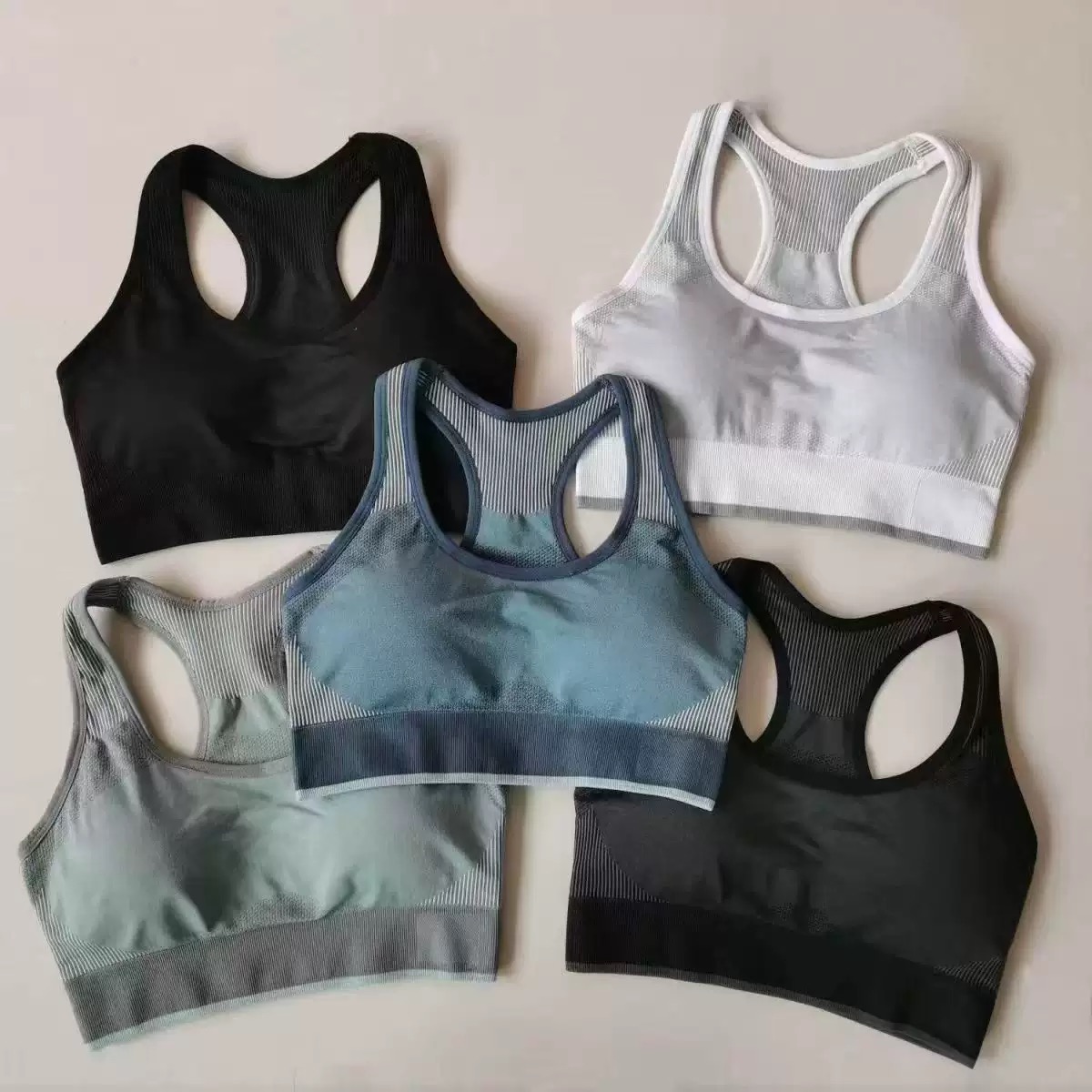 high quality semless sportwear back adjustable breathable high impact fitness yoga bra for women